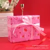 Papel de Presente Dia dos Namorados Nova Caixa de Presente Amor Flor de Papel Colorida Decorativa para Presente Papel Decorativo Acompanhante