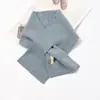 Ins ~ Cuello de Lana Tejido Coreano Cuello Cruzado Suave Lazo de Hermana Bufanda Pequeña Cálida Sencilla para Mujeres en Otoño e Invierno