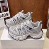 Zapatos Chunky de Papá para Mujer 2025 Primavera y Otoño Nuevos Versátiles Súper Populares Zapatos Deportivos Malla Transpirable Zapatos Casuales Tendencia Ins