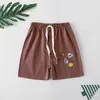 Pantalones Cortos de Verano para Niños, Ropa para Niños, Pantalones Cortos Casuales de Algodón Estilo Coreano para Niños y Niñas, Pantalones Casuales de una Pieza para Niños de Talla Pequeña y Mediana con Abertura en la Entrepierna