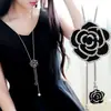 Cadena Larga para Suéter, Collar de Lujo Ligero y de Alta Gama para Mujer, Accesorio de Borla Moderno y Versátil, Colgante Simple de Perla que No se Desvanece