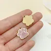 Explosiones DIY 10 Colores Aceite de Goteo Purpurina Garra de Perro Garra de Gato Colgante Accesorios de Aleación Accesorios Colgantes para Mascotas