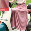 Falda Delantal para Ciclismo Verano Coche Eléctrico Anti-correr Luz Parabrisas Batería Motocicleta Parasol Protector Solar Ropa Falda Protectora Solar