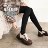 Medias hasta la rodilla, Calcetines gruesos hasta la rodilla, Calcetines, Medias largas de terciopelo cálido para otoño e invierno para mujer, Calentadores de piernas, Calcetines hasta el muslo