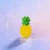 Micro-paisagem simulação luminosa fruta saco surpresa comida brinquedo cola de creme acessórios de decoração diy resina de mesa pequenos enfeites