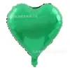 Globos de Papel de Aluminio en Forma de Corazón de 18 Pulgadas, Color Único, Suministros para Decoración de Bodas y Día de San Valentín, Globos Lisos en Forma de Corazón para Arreglos de Cumpleaños