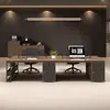 Escritorio Moderno Sencillo Estación de Trabajo para Empleados Mampara Combinación de Escritorio y Silla de Oficina Cabina Estación de Trabajo 4 Cuatro 6 Seis Posiciones para Personas Escritorio para Personal