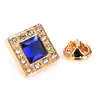 Broche masculino de moda material de cobre pino de lapela pino de colarinho medalha futebol pôquer pistola Coroa xadrez pino de colarinho