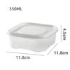 Caja de Conservación de Alimentos Almacenamiento para Refrigerador Lonchera Lonchera con Tapa Capa de Congelación Carne Congelada Refrigerador Caja de Almacenamiento de Fruta