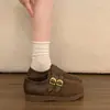 Colección Otoño 2026: Mocasines de Tacón Alto para Estudiantes de Secundaria y Preparatoria, Zapatos de Suela Gruesa para Mujer de Pies Anchos, Zapatos Birkenstock Súper Modernos Estilo Hada