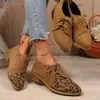 Zapatos planos de talla grande estilo europeo y americano con cordones laterales, zapatos pequeños de cuero para mujer, mocasines, nueva colección 2026, zapatos casuales de gamuza con punta para todas las estaciones