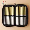 Set de pinceles para uñas set completo de pincel de línea corta para tirar pincel de dibujo de color pincel de abanico para degradados pincel de barrido de encaje pincel para terapia de luz