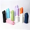 Botella de agua aislada de acero inoxidable 304 de gran capacidad, pintada en spray personalizada, perfecta para acampar al aire libre y deportes