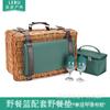 Cesta de Picnic de una Sola Capa de Tela Oxford Combinada con Esterilla de Picnic y Camping Doble Cara a Prueba de Humedad e Impermeable Tamaño Personalizado Oem
