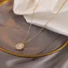 Colar Pingente Pedra Olho de Gato Simples e Bonito Design de Nicho Feminino Temperamento de Influenciador Digital Corrente de Suéter Joker Diamante Atacado