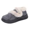 Sapatos de Tecido Novos Velhos de Pequim de Inverno Solado Macio Sapatos de Mãe Com Veludo Quente Casuais Femininos Sapatos de Algodão Casuais Espessados Com Veludo