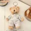 Linda Niña Lindo Colgante Muñeca de Peluche Muñeca Oso Colgante de Bolso Muñeca Accesorios Lindos Suaves Llavero para Mujeres