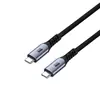 Cable de datos USB4 de función completa personalizado Cable de datos para teléfono móvil Thunderbolt 4 PD240W Cable de proyección de pantalla 8K Cable de transmisión tipo C