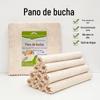 Loofah Rag oil-absorbing non-stick pano de prato de cozinha fácil de limpar esponja de bucha espessa toalha de pano de prato de fibra vegetal
