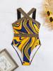 Roupa de banho feminina 2024 Novas explosões Triângulo de uma peça High-end Slim Piscina Especial Praia Roupa de banho à beira-mar