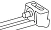 Abrazaderas de Alambre Reyetec con Fibra de Vidrio 121-83360 Kr8/33-Pa66Uv-Bk Kr8/33-Pa66Uv-Bk