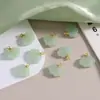 Ojo de Carnero de Cobre de Vidrio Nube Propicia Cerradura Accesorios Jade Imitación Ruyi Colgante de Cerradura Pendientes de Estilo Antiguo Pulsera Materiales para Joyería