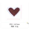 Parche de Tela Bordado de Corazón Colorido DIY Parche Pequeño Parche Aplicado Accesorios para Ropa Parche de Tela Bordado Termoadhesivo Sin Coser