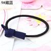 Accesorios para el cabello coreanos nuevos de 5 cm para cruzar la frontera, cuerda para el cabello con lazo, tocado lindo, anillo para el cabello para mujer, venta al por mayor, tienda de 2 yuanes