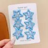 Pinzas para el Cabello de Estrella Lindos Clips Pequeños de Colores Accesorios para el Cabello Pinzas Laterales para Mujer Estilo Coreano Pasadores de Estrella de Cinco Puntas Pinzas para el Flequillo Venta al por Mayor