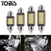 YoBis luz do teto do carro modificada CANBUS decodificação de destaque 2016 luz de leitura de ponta dupla luz interior 31mm