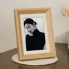 Moldura de Foto Simples de Madeira Nórdica para Mesa 6 polegadas Sensação de Alto Padrão Moldura para Pintura Caligráfica Pendurar na Parede A4 Moldura para Foto de Casamento Moldura Vazia