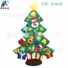 Árvore de Natal de Feltro DIY Enfeites Pendurados Estéreo Desenho Animado de Natal para Crianças Decoração de Feriado Pingentes Fabricantes Atacado