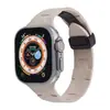 Adequado para Pulseira de Apple Watch S1-10 Geração Ultra Hermes Fivela Dobrável Monocromática Pulseira Esportiva de Silicone