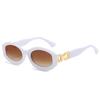Nueva Moda Marco Cuadrado Ovalado Simple Europeo y Americano Muestra Lujo Ligero Gafas de Sol Spice Girls Gafas de Sol Estilo Similar de Celebridad de Internet Ins