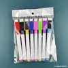 Plumón magnético para pizarrón blanco color pluma para niños borrable a base de agua marcador magnético con borrador oficina enseñanza pluma magnética