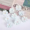 Nova Cabeça de Flor de Cerejeira de Três Camadas DIY Flor Simulada Guirlanda Decorativa Parede de Flores Design de Flores de Casamento Flor Simulada