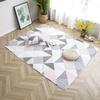 Venda por atacado estampado tapete tapete tapete casa quarto mesa de centro tatami esteira rastejante antiderrapante entrega de uma peça transfronteiriça