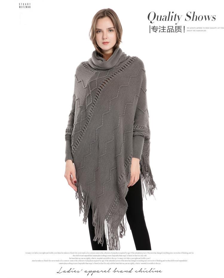 高领 袖子 仿羊绒保暖毛衣 大码衣服