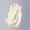 Elegante Ropa Profesional con Pliegues y Chaleco de Cuello en V para Mujer, Nueva Tendencia Primavera 2026 Camisa Básica, Top Floral para Abrigo