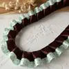 Acessórios de Renda Plissada com Bolinhas Pretas e Rosas de Camada Dupla Material DIY Feito à Mão Tábua de Pintura Fita Acessórios de Cabelo Material para Caderno Decorativo