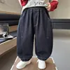 Pantalones de Niño Atuendo de Otoño Jeans de Tencel para Niño 2026 Nuevo Primavera y Otoño Estilo Coreano Elegantes Pantalones Harem para Niños