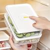 Caixa de Conservação de Grãos Grossos Cereais Carne Congelada de Grau Alimentício para Cozinha Caixa de Armazenamento Transparente de Plástico para Geladeira Caixa de Armazenamento para Conservação de Alimentos
