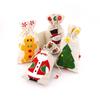 15*23cm Papá Noel Muñeco de Nieve Copo de Nieve Regalo Envoltura de Dulces Bolsa de Algodón Yute Bolsa de Regalo de Navidad
