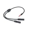 Antena de coche 1 macho Girar 2 hembras cable de extensión transferencia de antena de coche 1 a 2 antena de radio conversión de antena