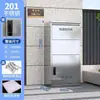 Caja de entrega a domicilio exterior de acero inoxidable, gabinete de almacenamiento de paquetes antirrobo para la entrada, caja de recogida privada montada en la pared para villas