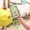 Adecuado para Fundas de Teléfono Móvil Tp-Link, Textura Lujosa y Juvenil, Funda Suave de Anime Linda, Disipación de Calor Simple, Diseño Líquido, Correa de Muñeca