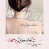 Tatuaje transfronterizo de estilo latino sexy, estilo sensual de alta gama, para mujer, con anillo en la clavícula y el brazo inglés.