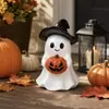 Nuevos Adornos Decorativos de Calabaza Fantasma para el Festival de Fantasmas de Halloween Portavelas de Cerámica para Halloween Luz Nocturna Adornos Pequeños