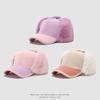 Boné de Beisebol com Proteção Auricular para Meninas Moda Coreana ao Ar Livre Pelúcia Princesa Boné com Aba Outono e Inverno Novo Chapéu Quente Venda por Atacado