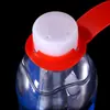 Venta al por mayor del fabricante, Modelo nuevo, Mangos de plástico PE, Mangos universales de colores para botellas de bebidas y agua mineral, Admite impresión